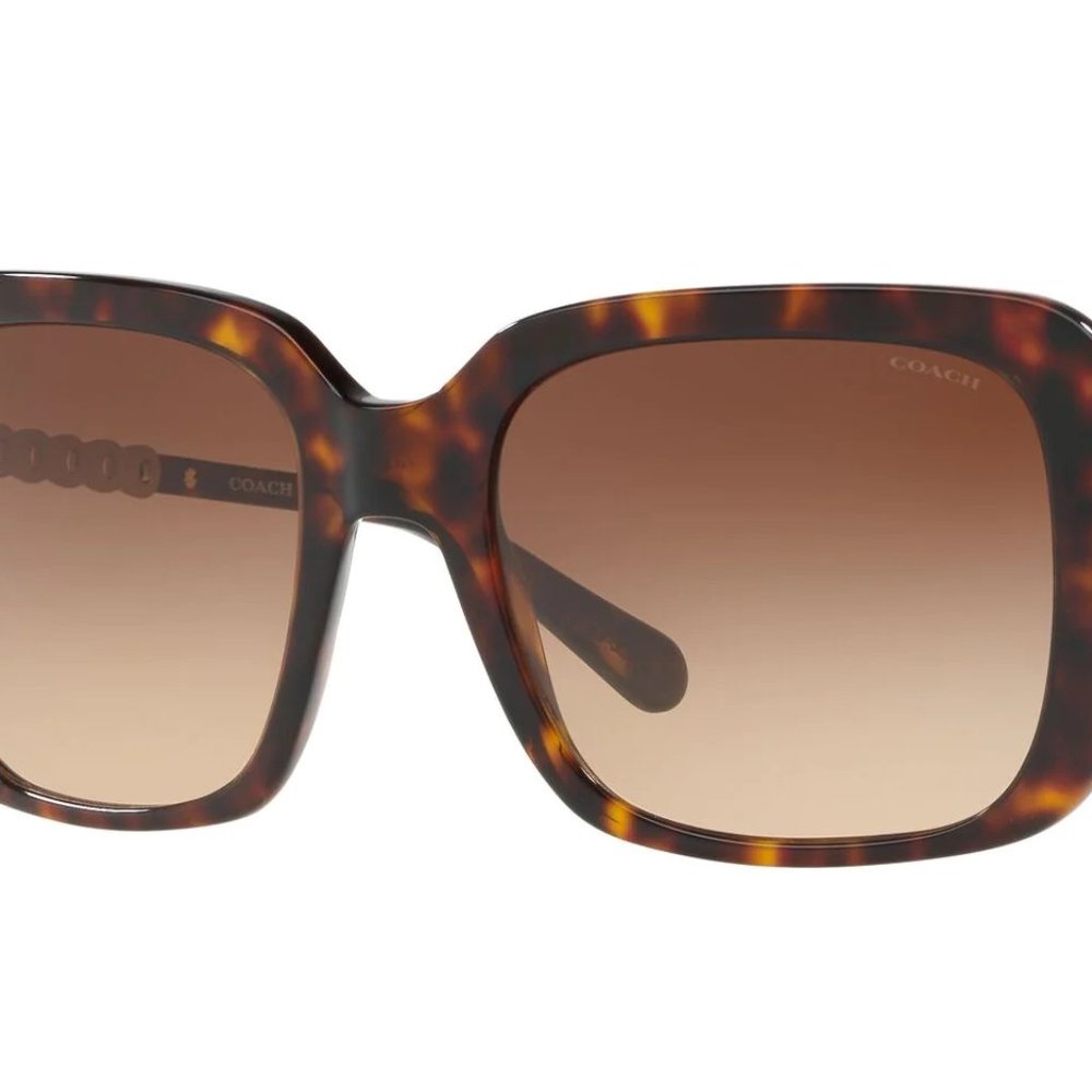COACH TORTOISE SHELL SUNGLASSES
